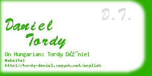 daniel tordy business card